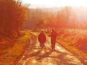 El paseo. Noceda del Bierzo, Le�n